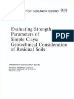 Clay - Undrained Shear Strength