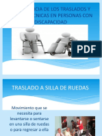 Importancia de Los Traslados y Ayudas Tecnicas en