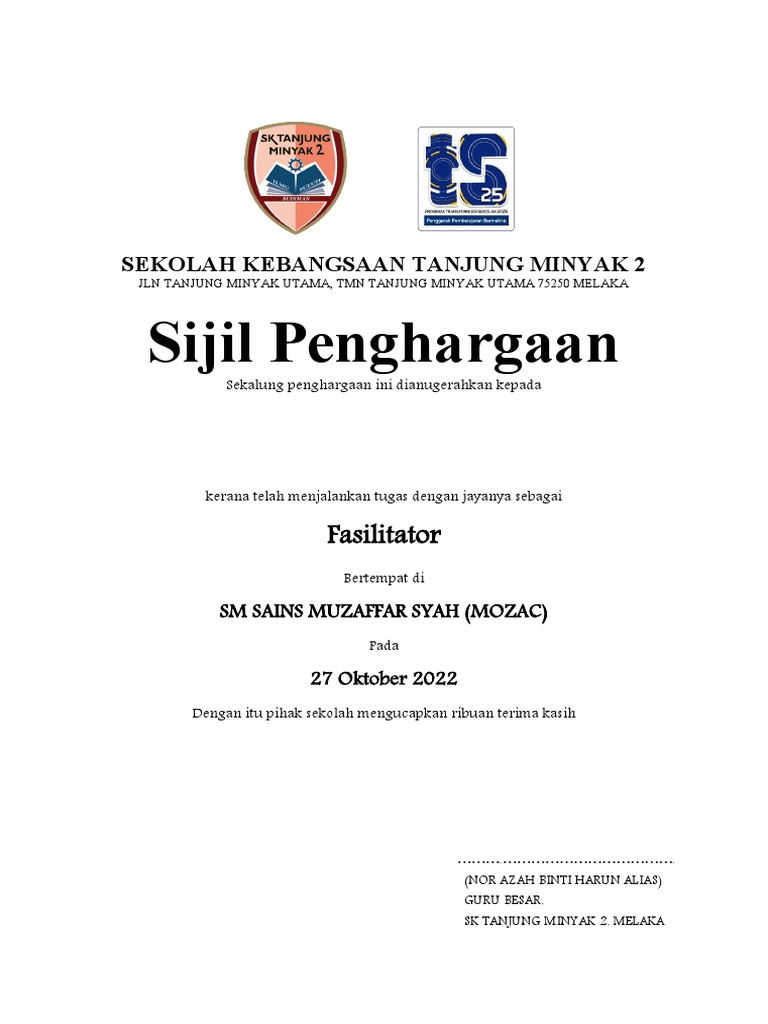 Tapak Sijil SKTM2 | PDF