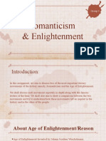 Group-3 Romanticism & Enlightenment