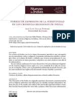 Crónicas y Subjetividad Antropológica e Histórica