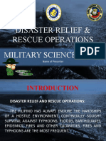 Military Science Disaster Relief & Rescue Operations (MS-1