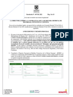 Resolución que decide recurso de apelación contra comparendo por incumplimiento de aislamiento obligatorio