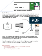 N5 Assignments Experiment Guide Sheets LDR