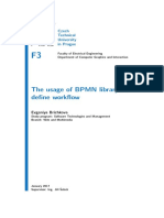 The Usage of BPMN Library To Define Workflow