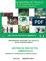 Gestión de proyectos ambientales