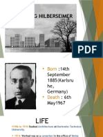 AR. LUDWIG HILBERSEIMER: PIONEER ARCHITECT AND TOWN PLANNER