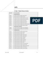 Patient Alarms and Technical Fault Codes