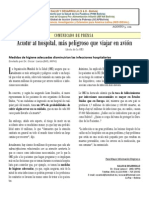 Acudir Al Hospital Más Peligroso Que Viajar en Avión