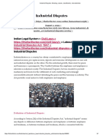 Industrial Disputes - Meaning, Causes, Classification, Characteristics