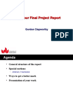 Writing Your Final Report - GC