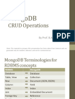 Mongodb Crud Operations