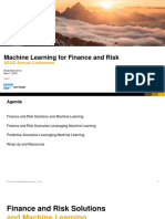 ASUG84480 - Machine Learning For Finance and Risk