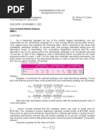 Managerial Economics Assignment 1