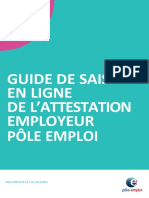 Guide Saisie Attest Employeur