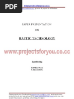 Download HAPTICTECHNOLOGY5bwwwprojectsforyoucocc5d by Leena John SN61818281 doc pdf