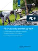 Brochure Violence and Harassment at Work 2020
