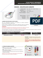 Spécifications Techniques - Decapsuleur Aimante: Fiche Produit Imprimerie