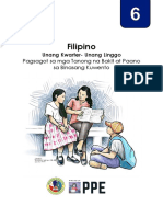 Filipino6 - q1 - Melc2 - Pagsagot Sa Mga Tanong Na Bakit at Paano Sa Binasang Kuwento - v1 Autosaved