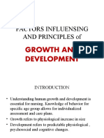 Factors Influensing Growth and Devp