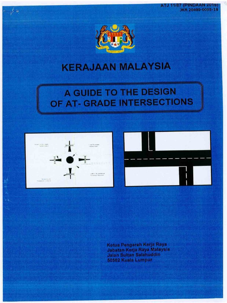 Atj 11-85 2016 Ocr Guideline at Grade Intersection | PDF | Traffic ...
