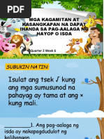 Aralin 11 Pag-Aalaga NG Isda | PDF
