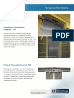 119 Portas de Pavimento Modernizacao