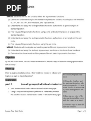 Unit Circle