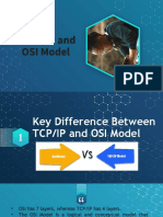 Key differences between TCP/IP and OSI networking models