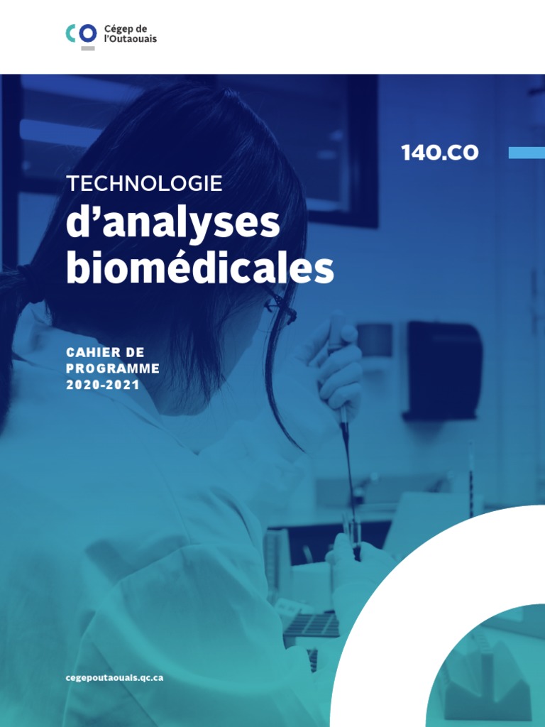 Programme Technologie d'Analyses Biomédicales | PDF