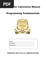 Lab Manual - Docx Prog Funda