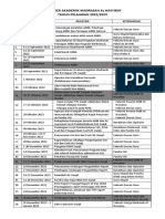 Kalender Pendidikan Mts Tahun Ajaran 2022-2023