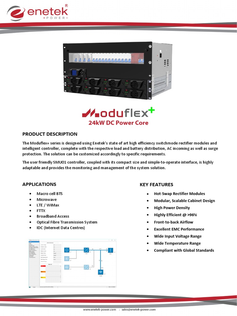 Moduflex Power Core (24kW) Rev00 | PDF | Rectifier | Electric Power