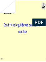 P1 - Chp4 - Conditional Equilibrium Constant
