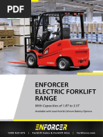 FLBCXE25-08LIVS - Enforcer 2.5T Standard Electric Forklift - Lithium Battery