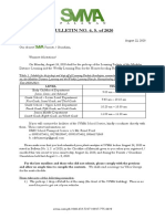 Bulletin No. 6, S. of 2020 - Schedule of Pick-Up and Drop-Off of Materials, Activities, Checklists, Etc.