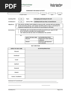 Worksheet #5 Self Care Plan (1)