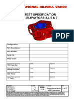 Especificaciones de Prueba-test Bx4