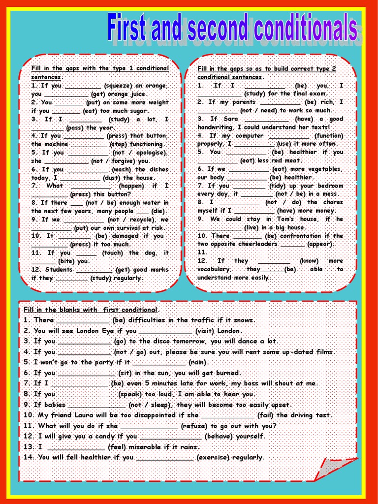 Conditional Sentences: Building Type 1 and Type 2 Conditionals | PDF