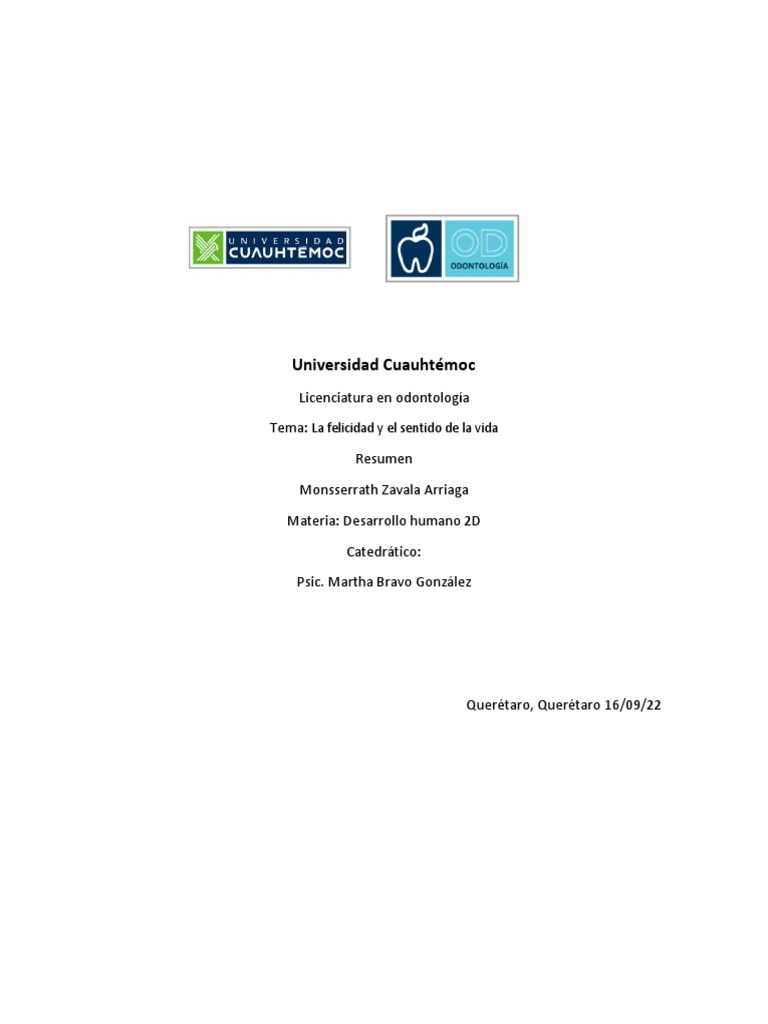 Felicidad y sentido de la vida en humanos | PDF | Felicidad | Nihilismo