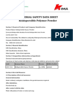 Msds Redispersible Polymer Powder RDP