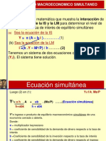 Equilibrio Macroeconomico Simultaneo