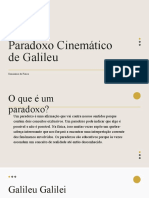 Paradoxo Cinemático de Galileu em