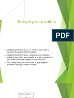 3 - Integrity Constraints