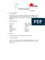 Product Data Sheet EC N10: Kima Chemical Co - LTD