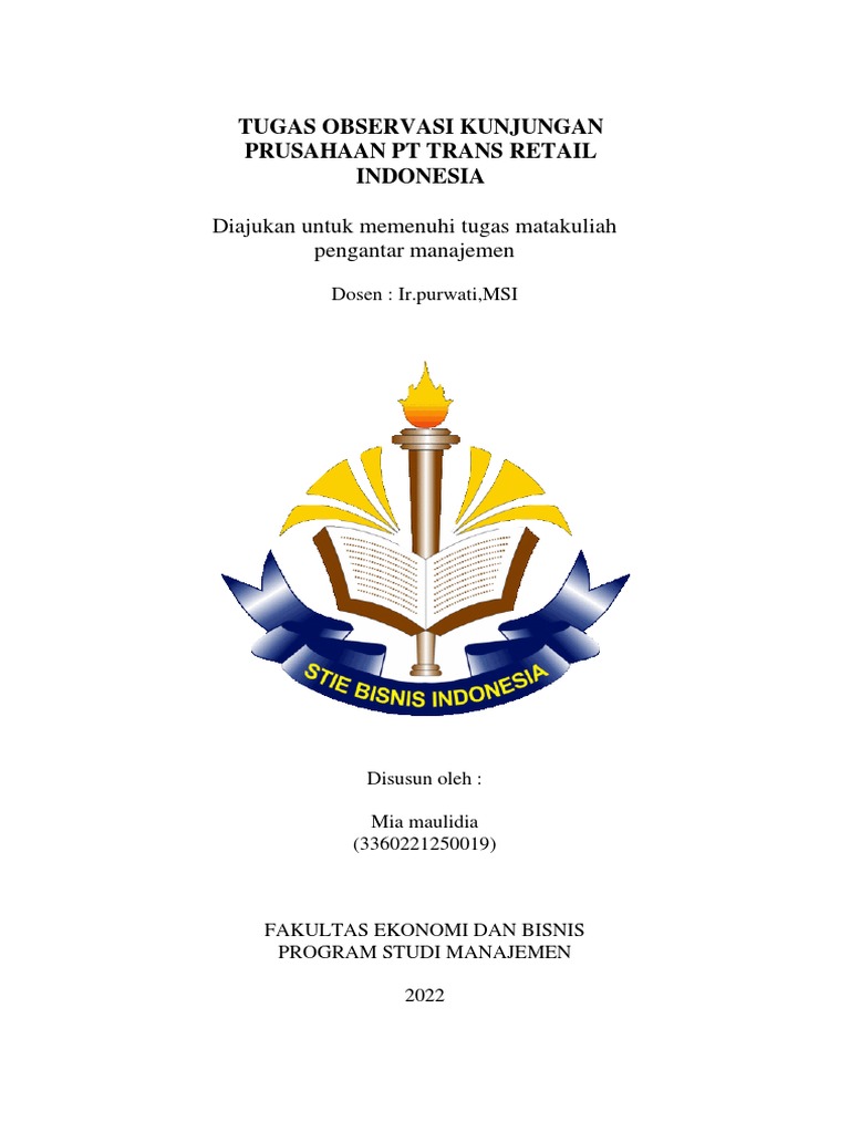 Struktur Organisasi PT Trans Retail | PDF