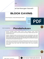 Block caving mining preparation