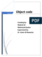 Definition of Object Code