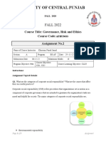 University of Central Punjab: FALL 2022