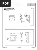 EHB01 Technical Specifications: 1. External Dimensions